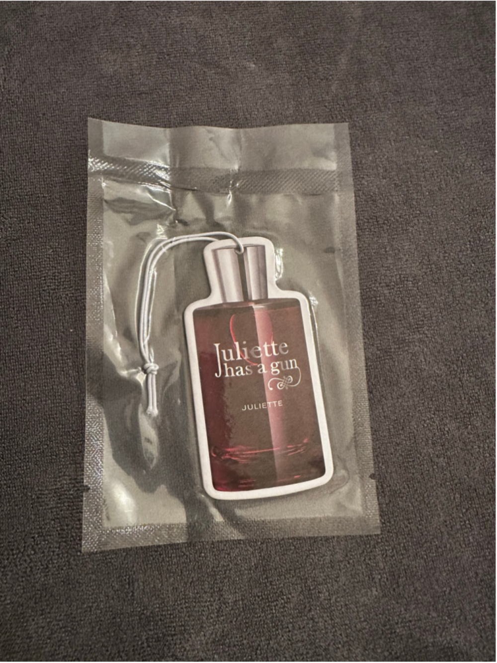 Juliette Has A Gun Unisex Air Freshener One Size Red Silver